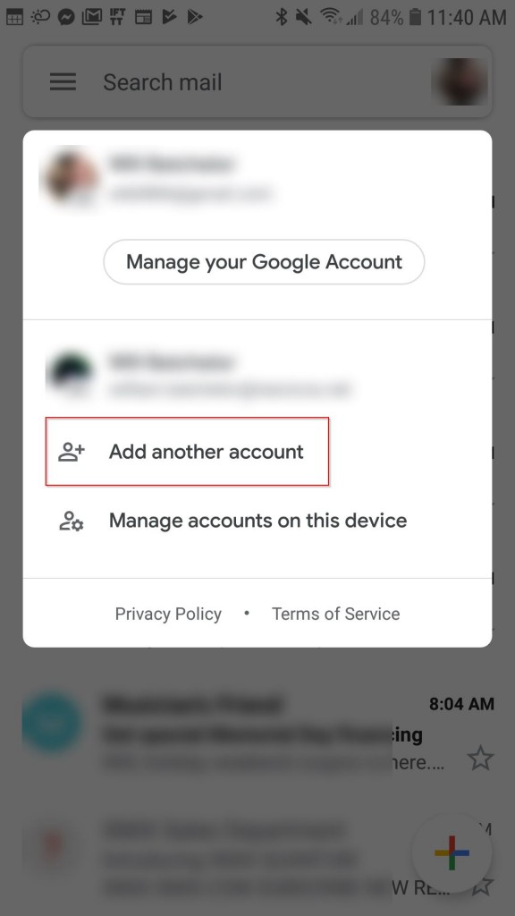 Setting up email in Gmail on Android – Support